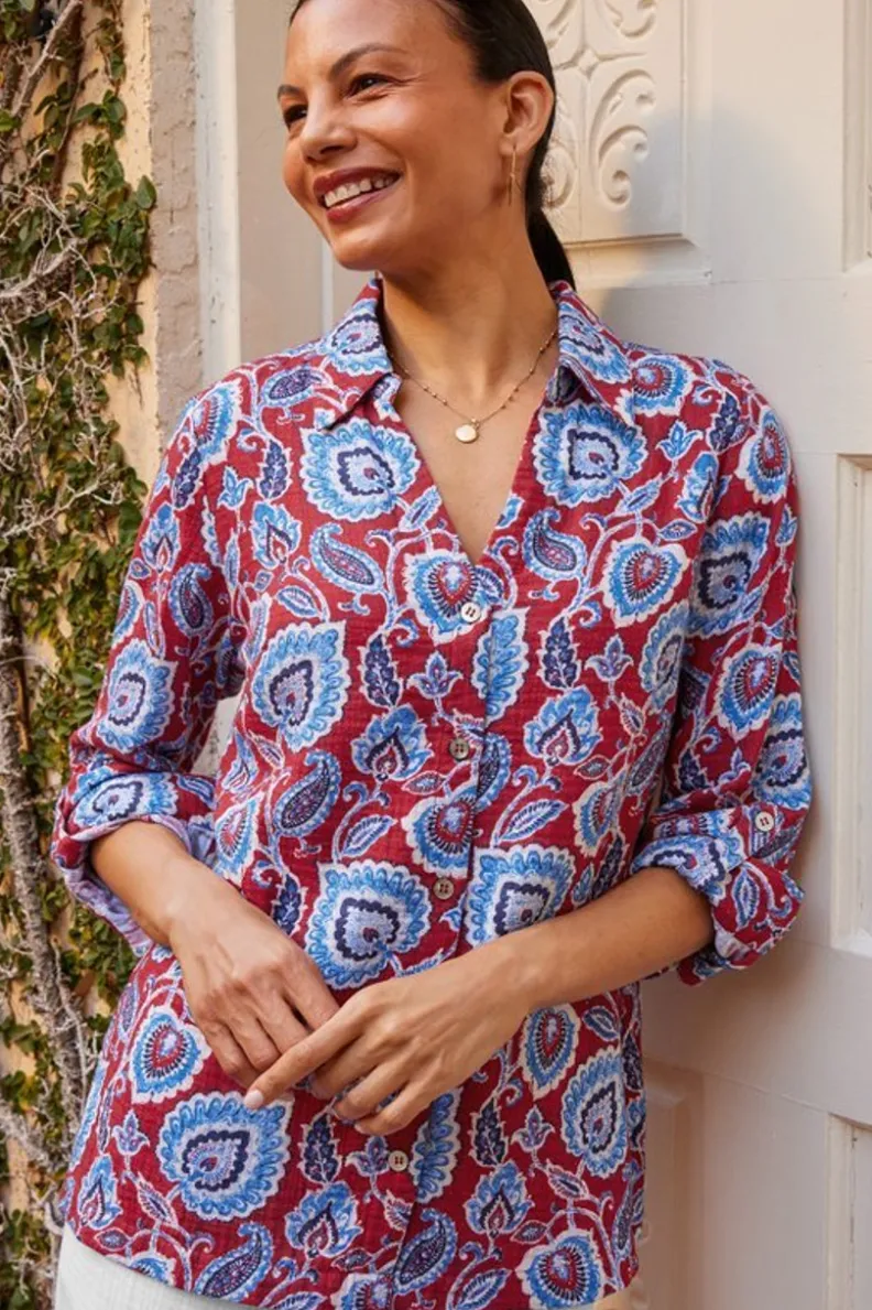 Blusa Oversized Addison en Gasas Suaves - Túnica Cómoda de Entorno Delicado
