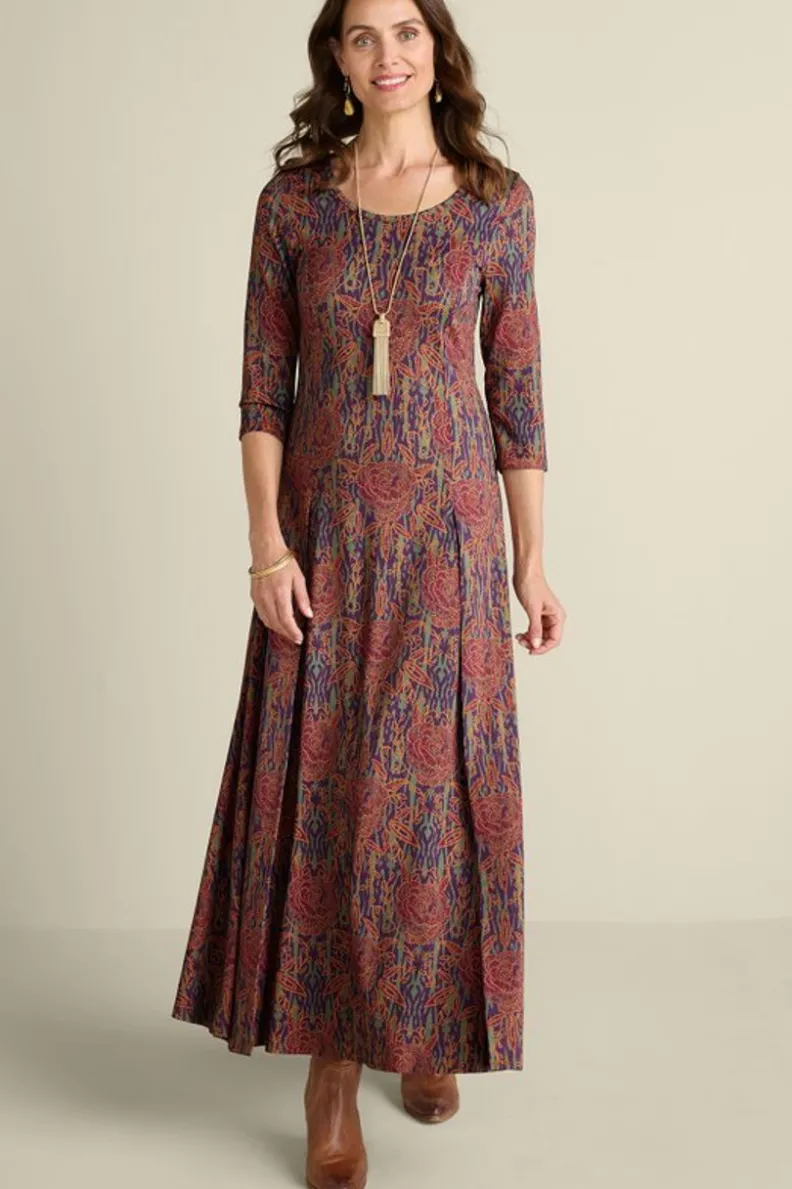 Vestido Alcott de Soft Surroundings - Diseño floral en tonos vibrantes para mujer