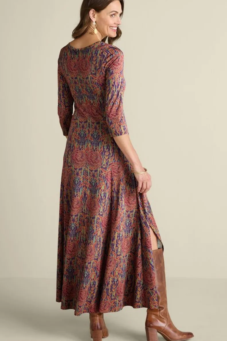 Vestido Alcott de Soft Surroundings - Diseño floral en tonos vibrantes para mujer