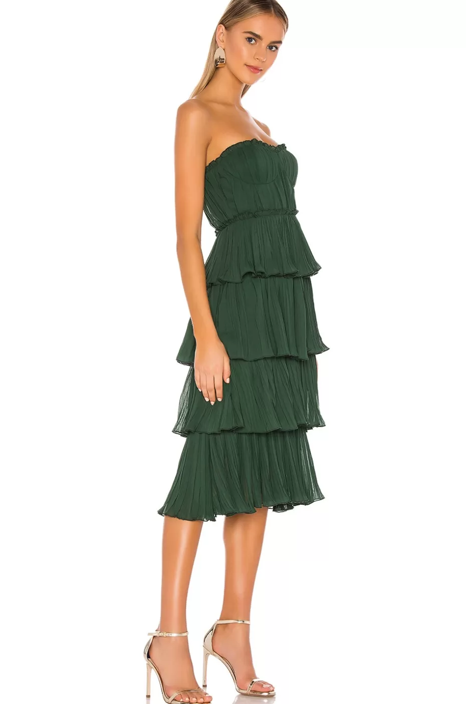 Vestido Midi Alex de Lovers & Friends - Elegancia Moderna para Ocasiones Especiales