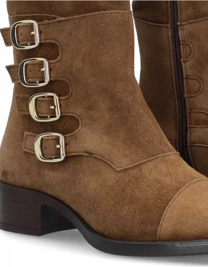 Botas de Senderismo para Mujer | Alpe Alain-2 Impermeables · Calzado Trekking Montaña con Soporte Tobillero · Cuero Sintético Resistentes · Invierno 2024