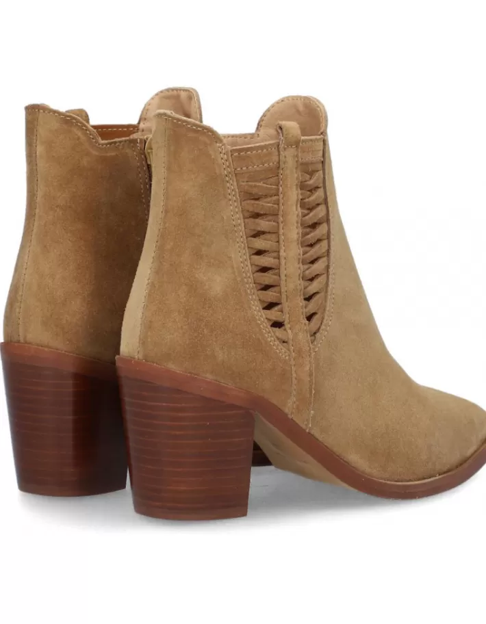 Botines Alpe Alina para Mujer - Calzado de Cuero Legítimo Otoño-Invierno con Diseño Elegante y Suela Antideslizante