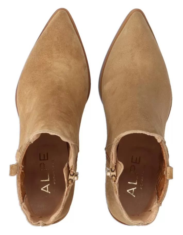 Botines Alpe Alina para Mujer - Calzado de Cuero Legítimo Otoño-Invierno con Diseño Elegante y Suela Antideslizante