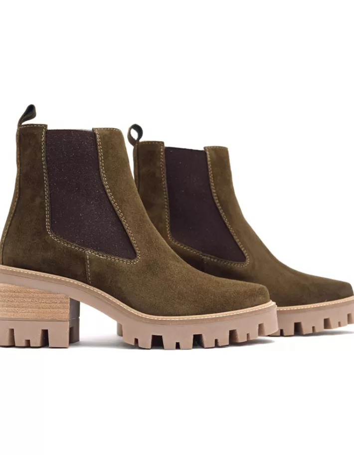 Botines Mujer Amelie - Calzado Alpe de Cuero Auténtico, Diseño Versátil para Otoño-Invierno 2024