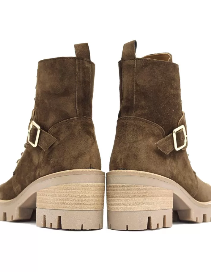 Botines Alpe Amelie para Mujer - Estilo Urbano con Detalles en Cuero