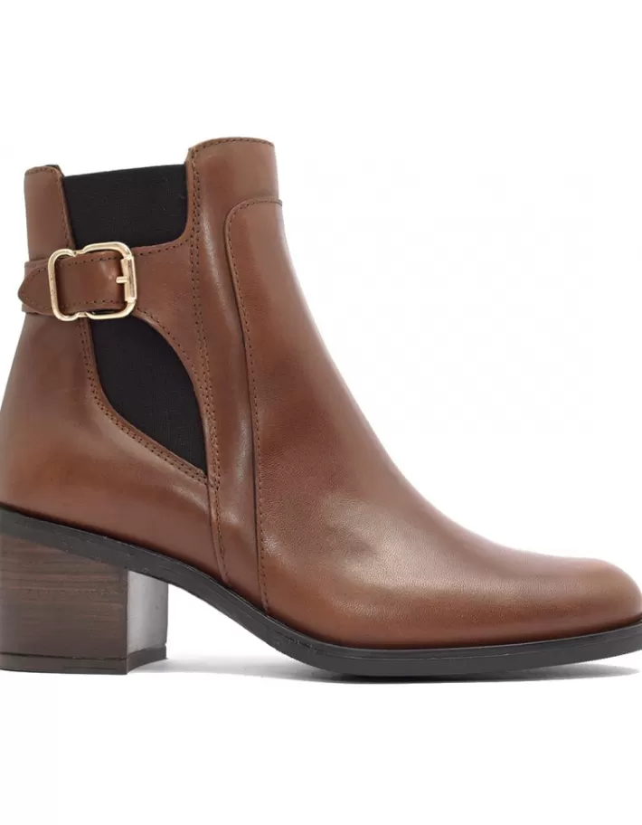 Botines Alpe Anne para Mujer - Estilo Versátil y Confortable en Cuero