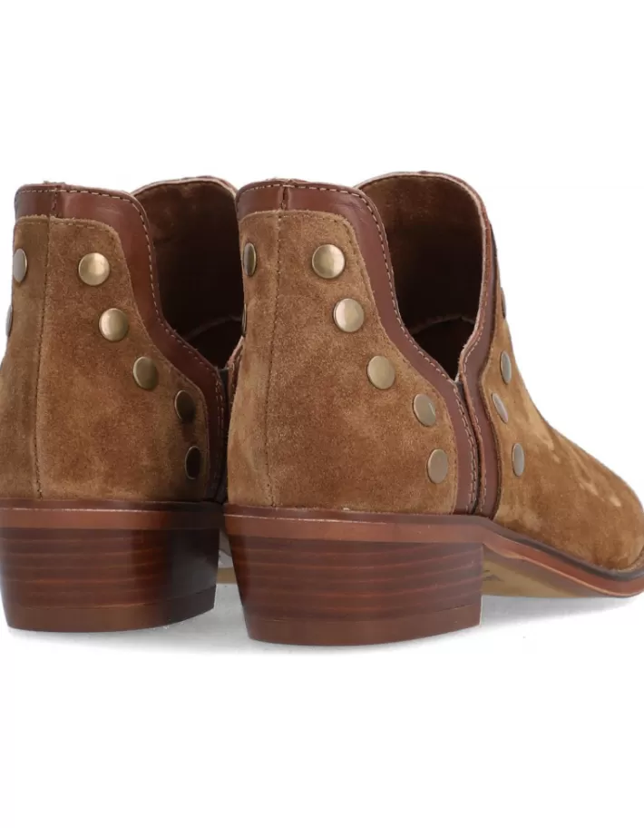 Botines de Mujer Alpe Cecile - Elegantes para Invierno en Cuero con Tacón Cómodo | Calzado Premium con Estilo Urbano y Detalles de Costura Artesanal | Disponible en Tallas 36-42, Envío Rápido Incluido