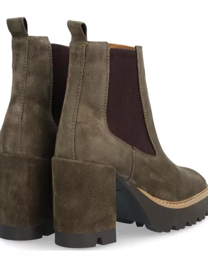 Botines Alpe Colette para Mujer - Calzado de Piel Suave con Diseño Versátil para Uso Diario y Eventos Especiales, Disponible en Tallas Completas con Soporte Anatómico y Acabados en Tonos Neutros.