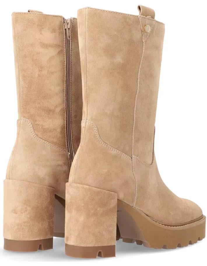 Botas Alpe Colette para Mujer - Invierno 2024 | Cuero Auténtico con Diseño Elegante