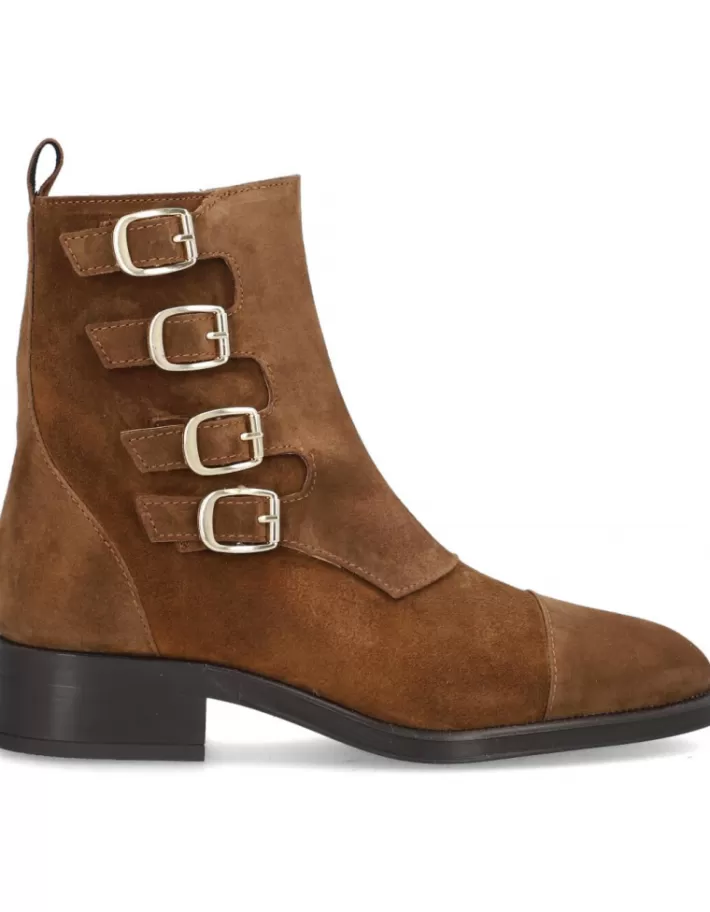 Botines Alpe Mujer - Estilo Urbano con Detalles de Cuero Auténtico