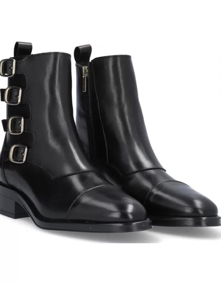 Alpe Couture - Botines Elegantes para Mujer | Calzado de Temporada Otoño-Invierno 2024 en Piel Suave con Tacón Moderado