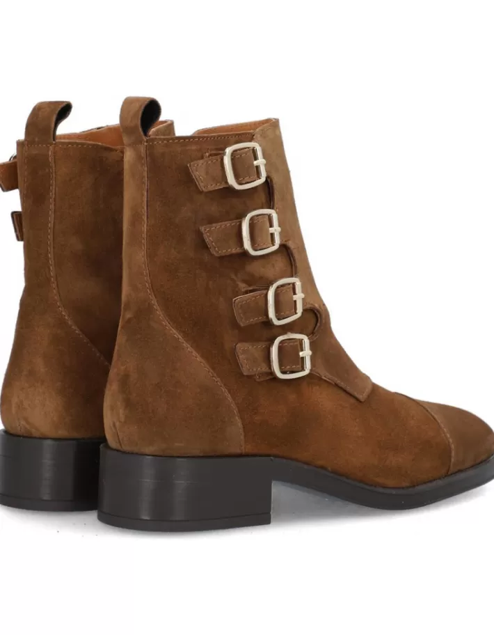 Botines Alpe Mujer - Estilo Urbano con Detalles de Cuero Auténtico