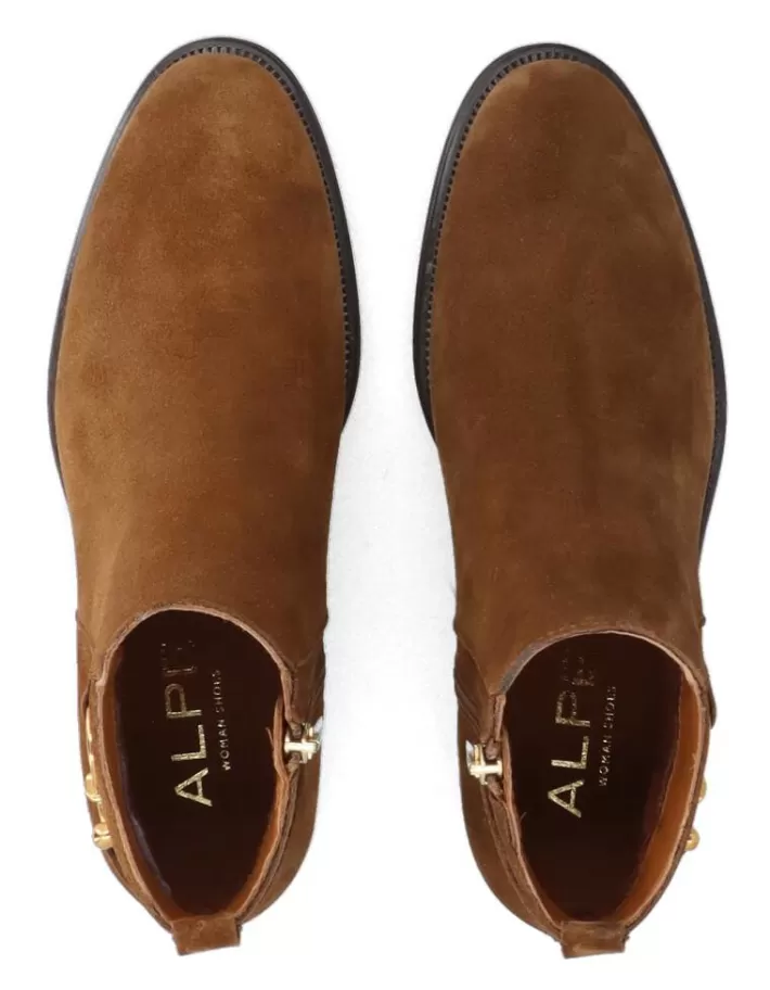 Botines Elegantes de Cuero para Mujer - Colección Otoño-Invierno Alpe Couture