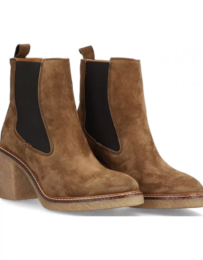 Botines Mujer Alpe Crep - Moderna Textura Suave para Temporada Otoño-Invierno | Calzado Casual con Diseño Versátil