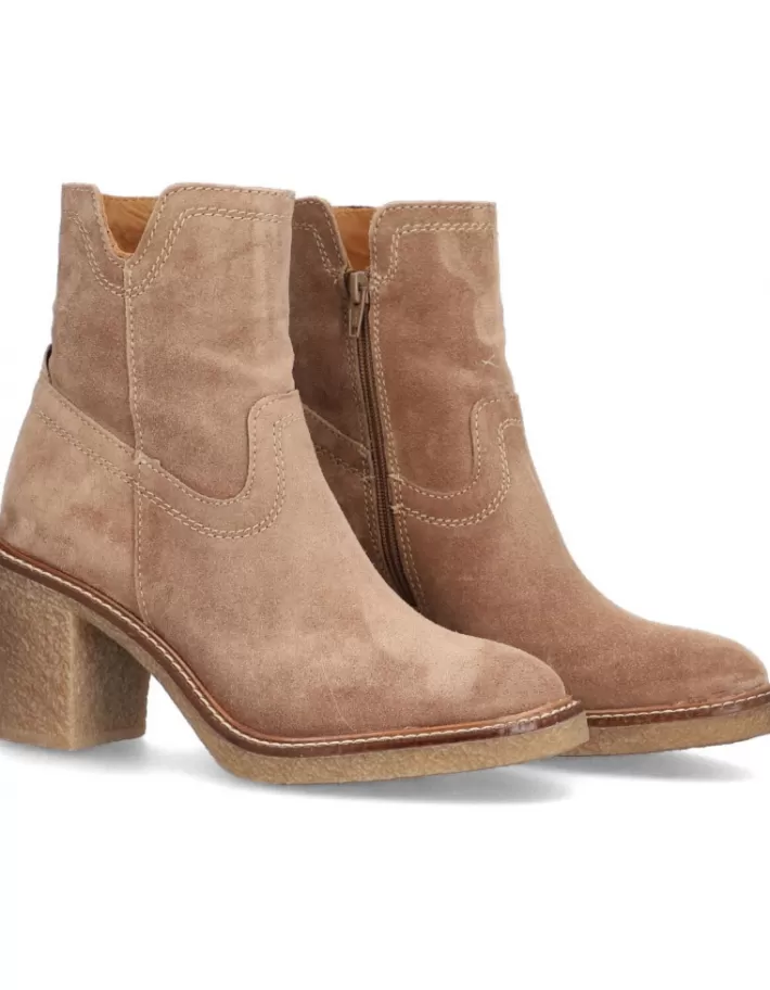 Botines Mujer Casuales con Cordones - Cuero Sintético Alpe Crep para Look Urbano
