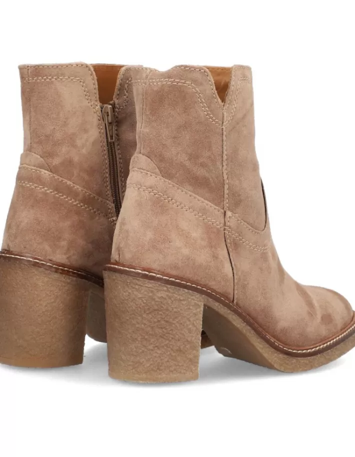 Botines Mujer Casuales con Cordones - Cuero Sintético Alpe Crep para Look Urbano