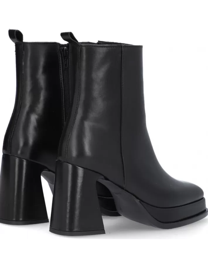 Botines Mujer Alpe Idanna - Calzado de Cuero Genuino para Temporada Otoño-Invierno | Estilo Clásico con Detalles Modernos | Tallas 36-42 EU