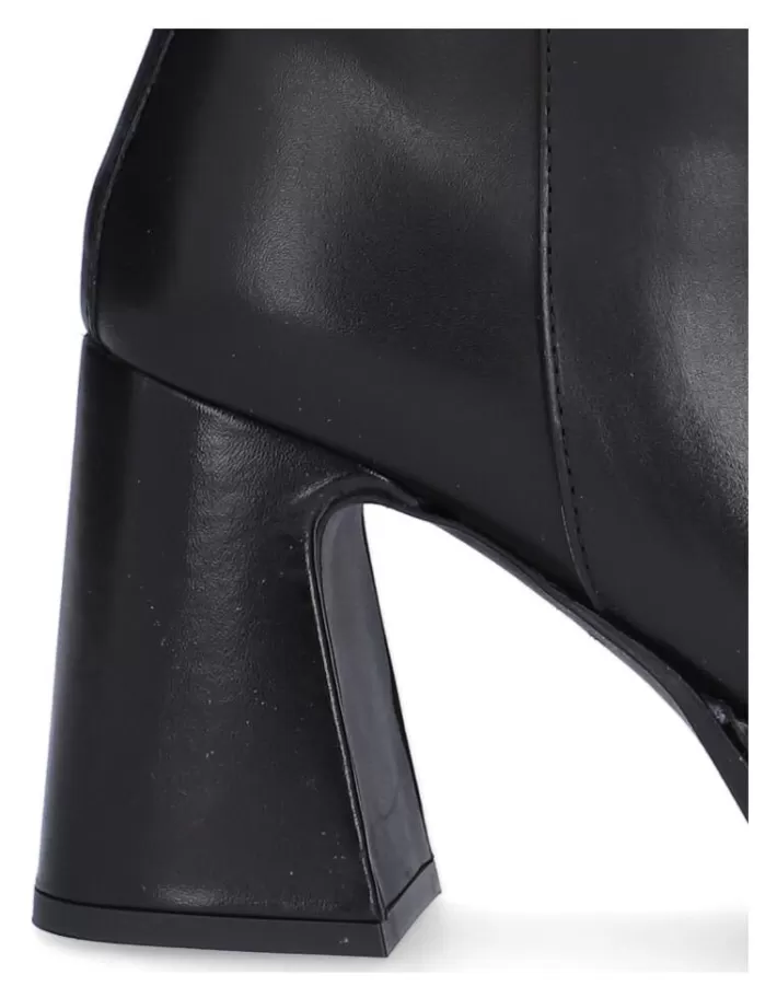 Botines Mujer Alpe Idanna - Calzado de Cuero Genuino para Temporada Otoño-Invierno | Estilo Clásico con Detalles Modernos | Tallas 36-42 EU