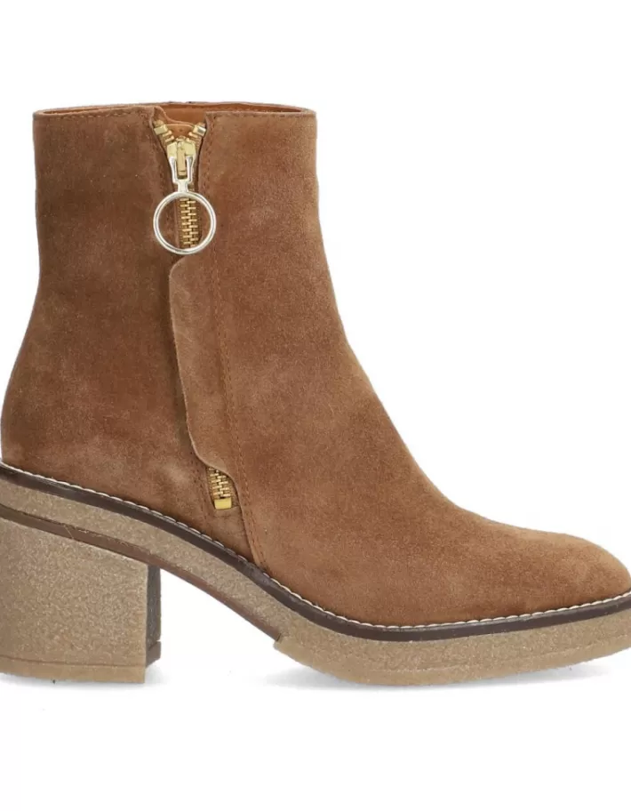 Botines Alpe Janis para Mujer - Botines de Cuero Otoño-Invierno, Estilo Casual para Caminar con Diseño Moderno y Cómodo en Negro Clásico