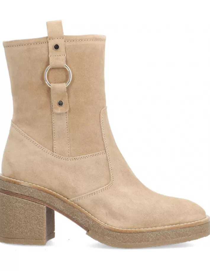Botines Elegantes Alpe Janis para Mujer - Estilo Urbano con Detalles en Cuero