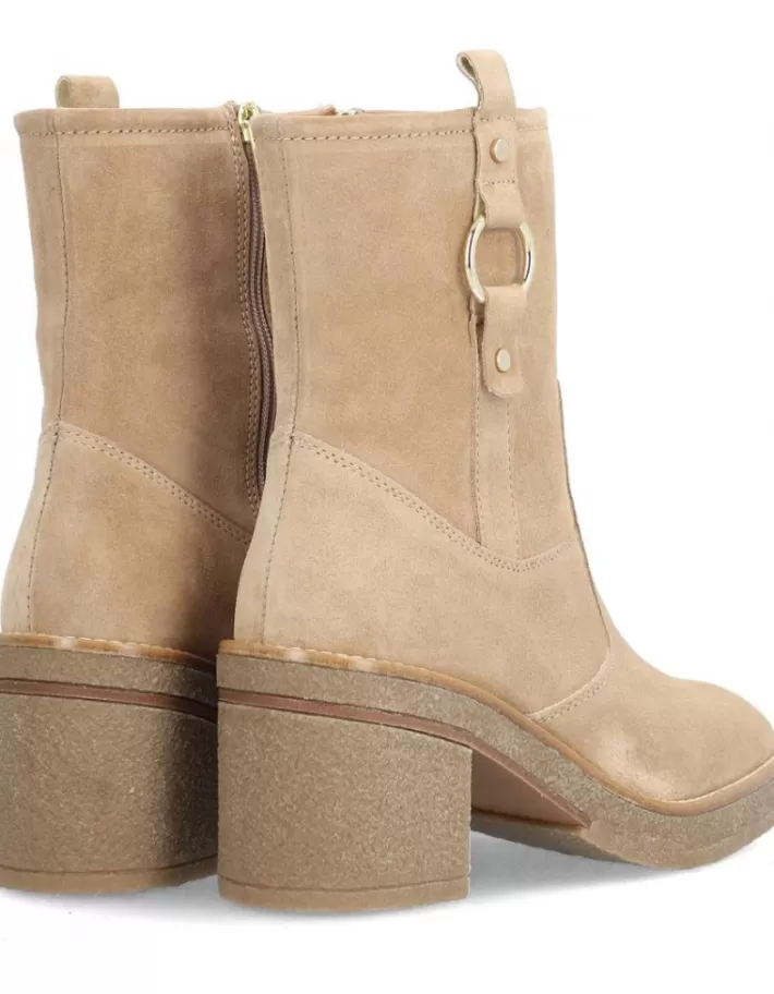 Botines Elegantes Alpe Janis para Mujer - Estilo Urbano con Detalles en Cuero