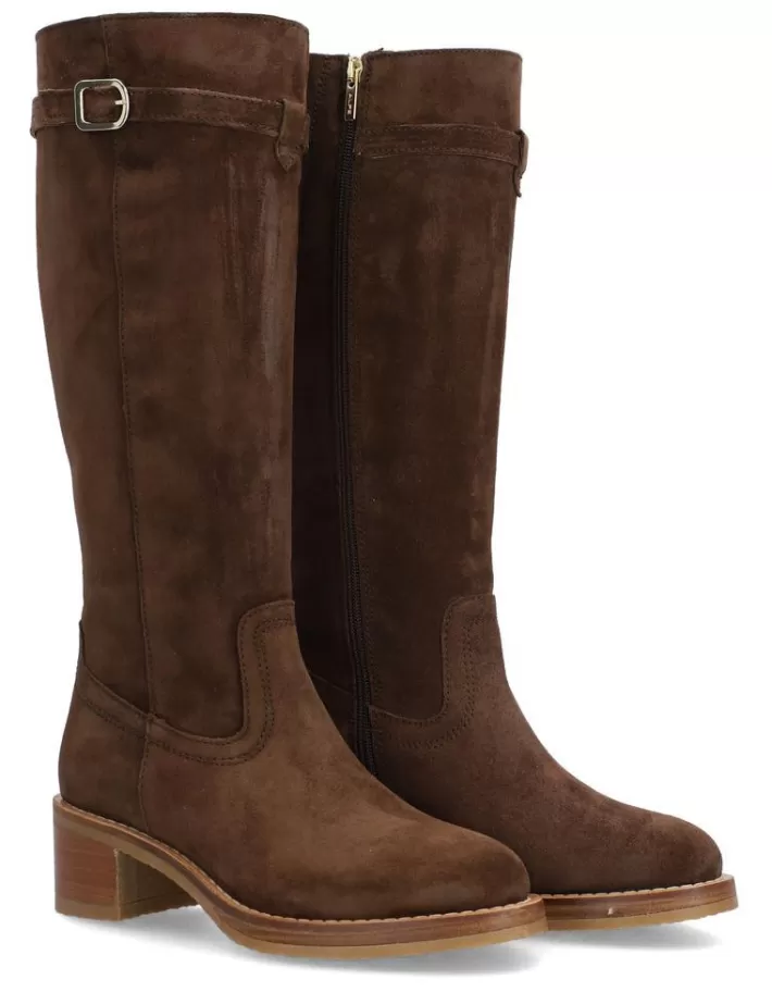 Botas Madame Alpe para Mujer - Calidez Invierno con Estilo Urbano, Tacón Medio Cómodo y Diseño Elegante en Piel Sintética Resistentes, Colección Otoño-Invierno 2024, Ajuste Perfecto para Caminatas Diarias
