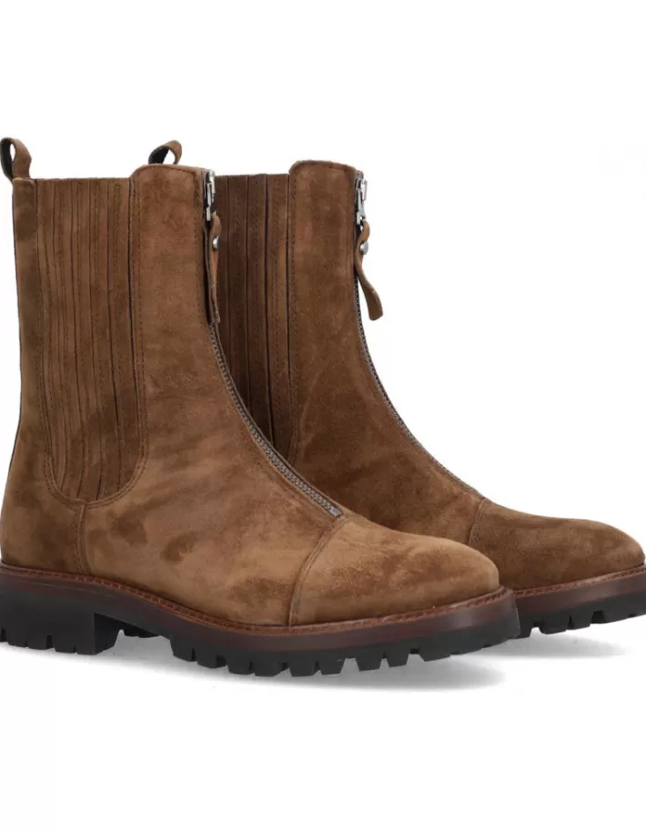 Botas Tácticas Alpe Militare para Mujer · Calzado de Cuero Resistente con Diseño Robusto para Aventura Urbana