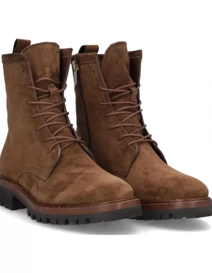 Botines Tácticos Alpe Militare para Mujer - Calzado Urbano con Estilo Militar en Cuero Impermeable (Invierno 2024)