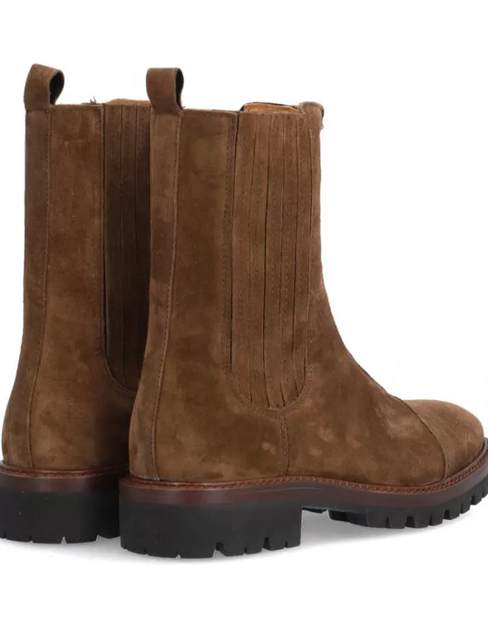 Botas Tácticas Alpe Militare para Mujer · Calzado de Cuero Resistente con Diseño Robusto para Aventura Urbana