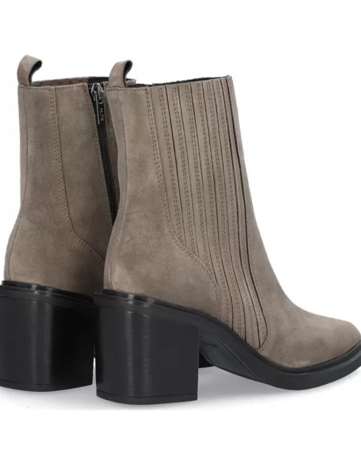 Botines Alpe Naomi para Mujer - Estilo Urbano con Detalles en Cuero para Invierno