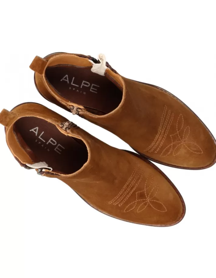 Botines de Invierno Alpe Nelly - Cuero Cálido con Diseño Moderno para Mujer