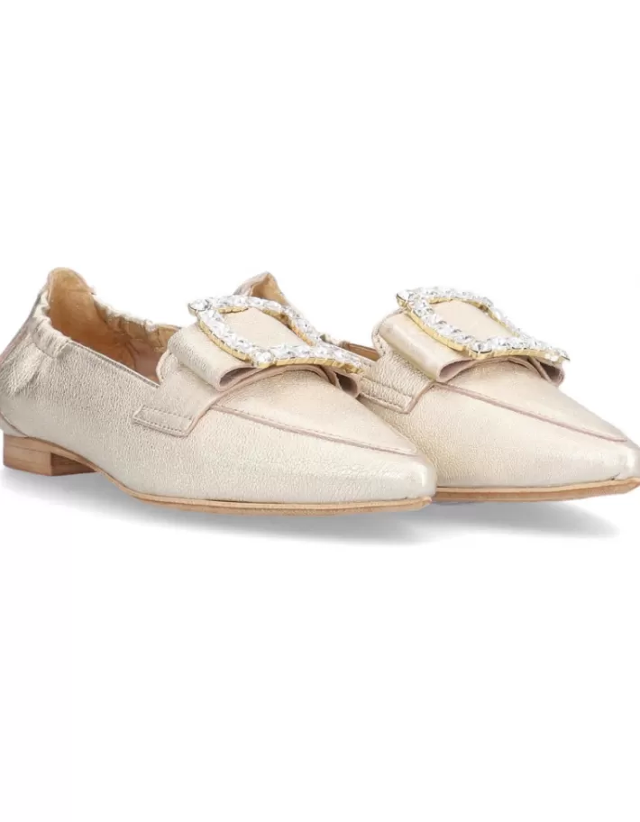 Alpe Niza - Mocasines Clásicos para Mujer | Piel Suave y Comodidad Elegante | Diseño Versátil en Tonalidades Neutras