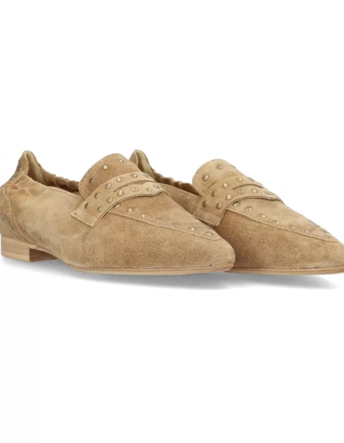 Alpe Niza - Mocasines Clásicos para Mujer | Zapatos Planos en Piel con Detalles de Costura | Estilo Versátil para Oficina y Casual