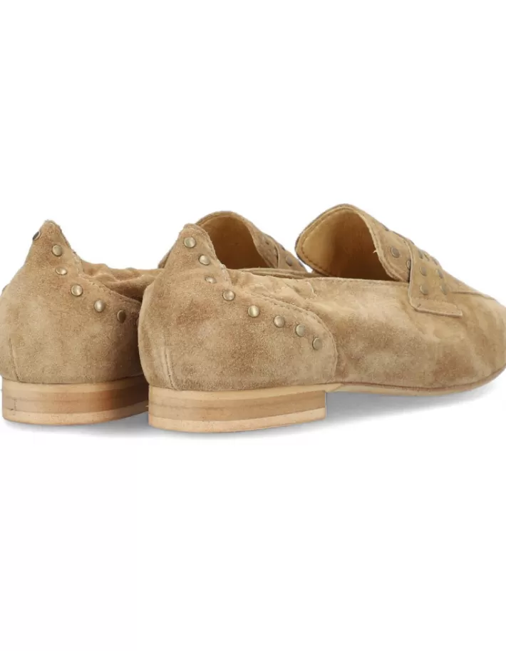 Alpe Niza - Mocasines Clásicos para Mujer | Zapatos Planos en Piel con Detalles de Costura | Estilo Versátil para Oficina y Casual