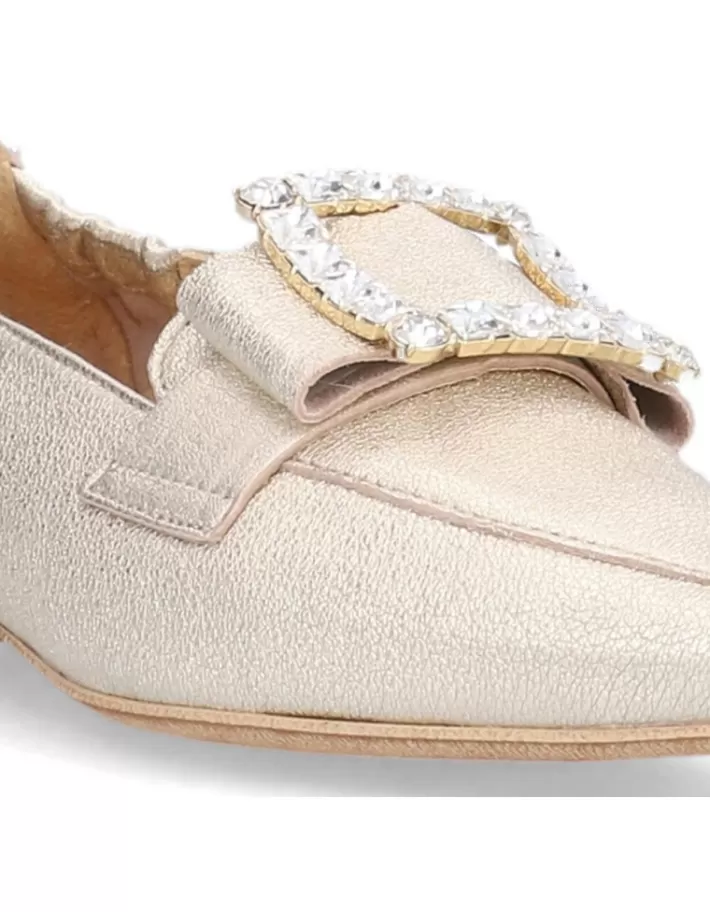 Alpe Niza - Mocasines Clásicos para Mujer | Piel Suave y Comodidad Elegante | Diseño Versátil en Tonalidades Neutras