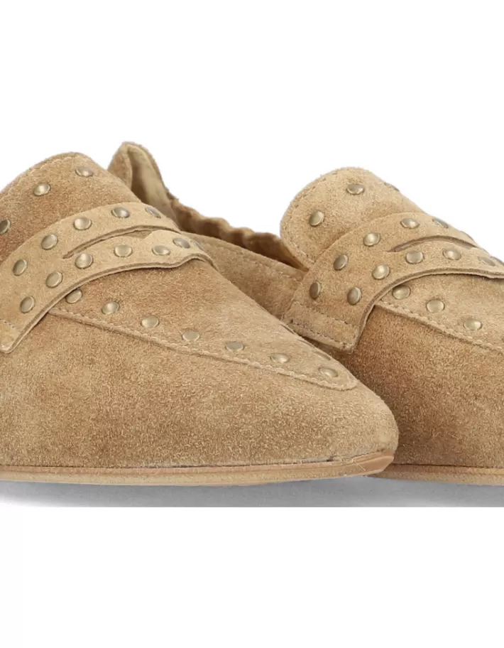 Alpe Niza - Mocasines Clásicos para Mujer | Zapatos Planos en Piel con Detalles de Costura | Estilo Versátil para Oficina y Casual