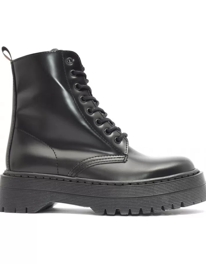 Botas Punk para Mujer - Alpe Edición Invierno | Estilo Urbano con Suela Antideslizante y Detalles en Puntera Redondeada