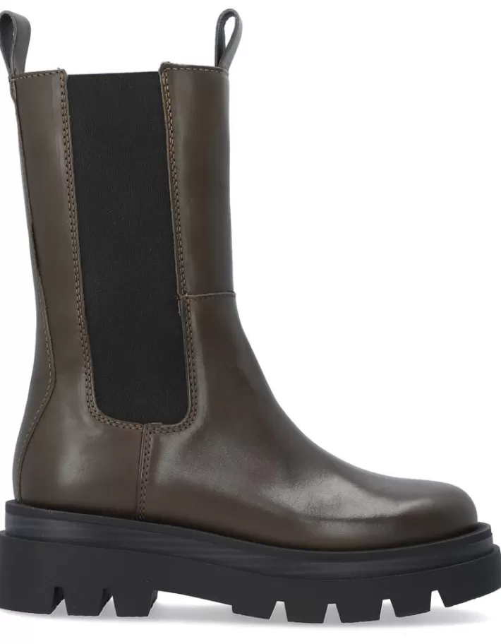 Alpe Soho - Botas Mujer Invierno 2023 | Estilo Urbano con Detalles en Cuero y Suela Antideslizante