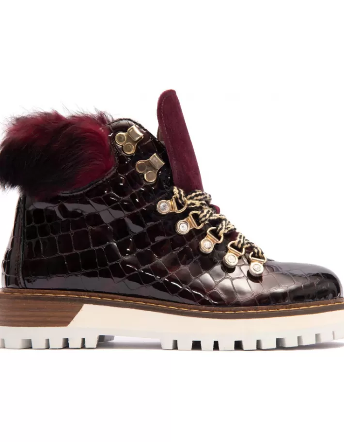 Botines de Mujer Alpe Tiana - Estilo Invierno en Cuero con Diseño Moderno