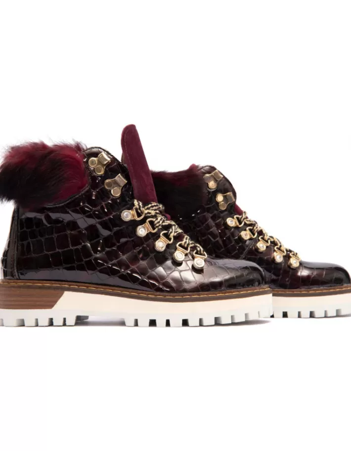 Botines de Mujer Alpe Tiana - Estilo Invierno en Cuero con Diseño Moderno