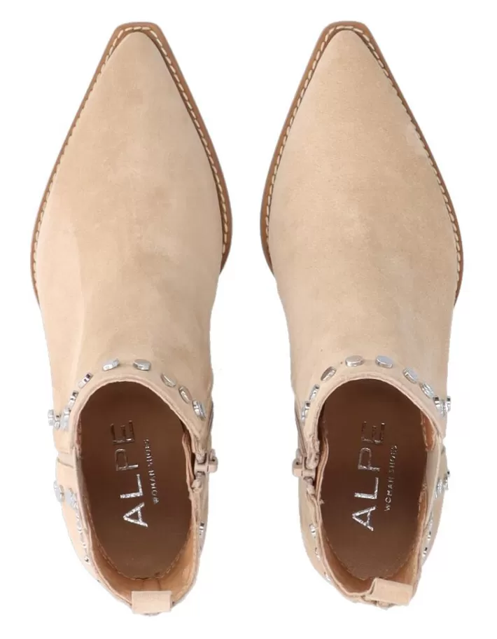 Botines Mujer Alpe - Calzado de Moda Otoño/Invierno con Estilo Único | Botas Cortas Elegantes en Cuero Genuino para Look Actual