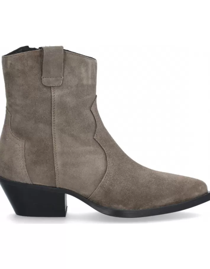 Botines Alpe Western para Mujer · Cuero genuino, estilo resistente con detalles vintage · Calzado de temporada otoño-invierno, comodidad y elegancia para aventuras urbanas