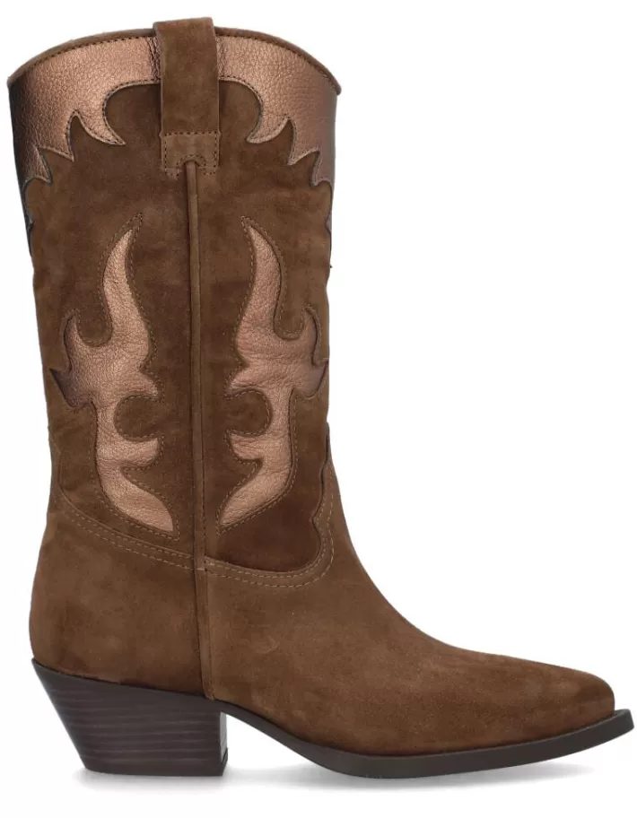 Botas Vaqueras Alpe Western para Mujer - Estilo Único con Detalles Auténticos, Confort Todo el Día y Diseño Versátil para Aventuras Urbanas