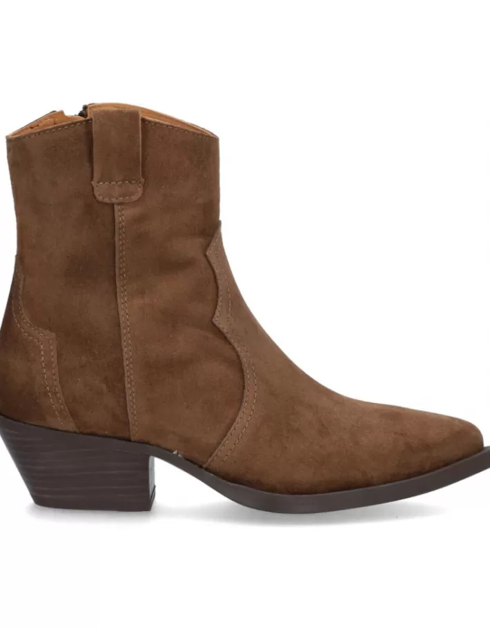 Botines Vaqueros para Mujer - Estilo Alpe Western en Piel Sintética | Diseño Casual con Detalles Vaqueros