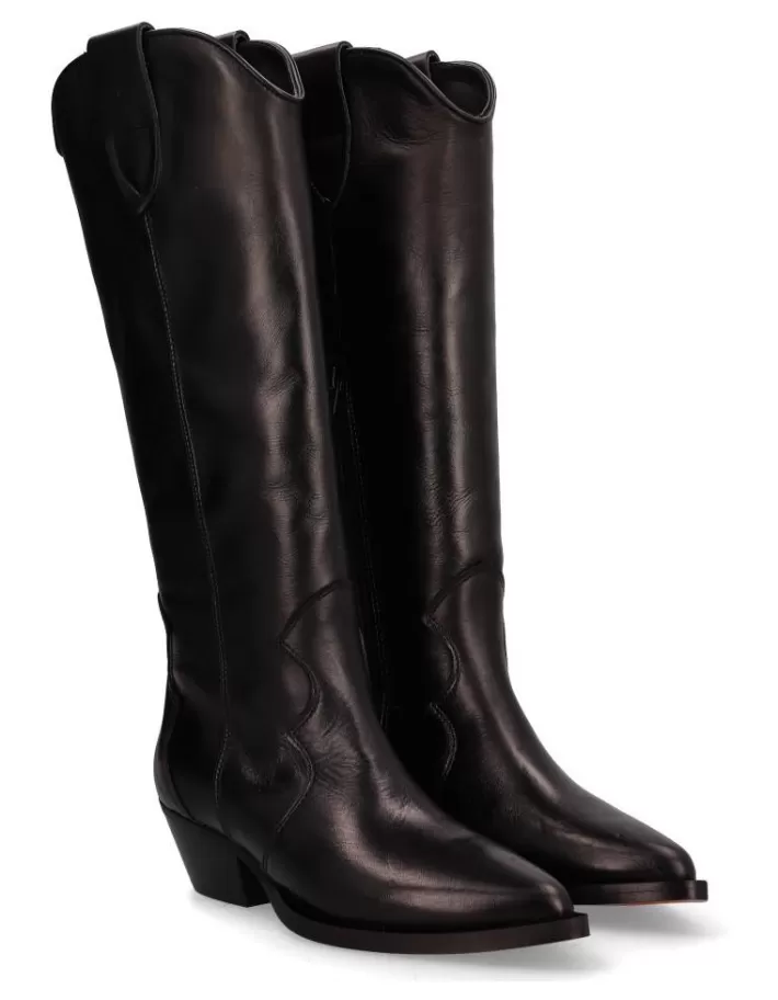 Botas Vaqueras para Mujer Alpe Western - Estilo Rústico con Cuero Genuino y Diseño Duradero, Ajuste Perfecto para Jinetas y Uso Diario, Confort Todo el Día