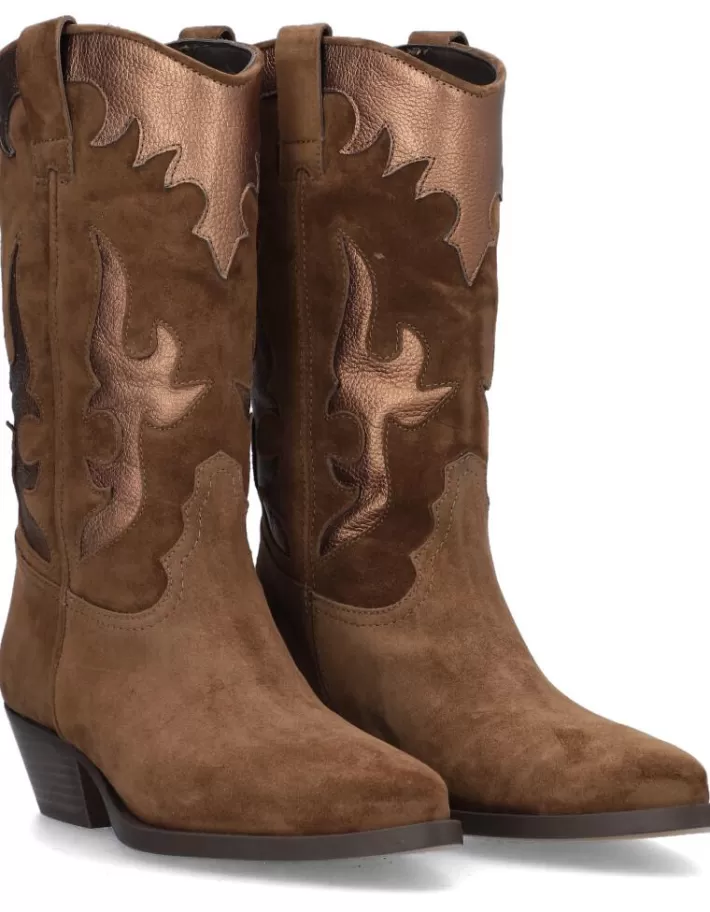 Botas Vaqueras Alpe Western para Mujer - Estilo Único con Detalles Auténticos, Confort Todo el Día y Diseño Versátil para Aventuras Urbanas