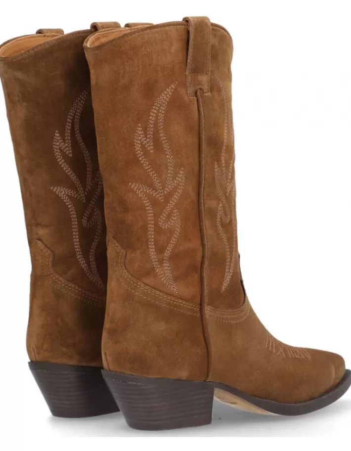 Botas Vaqueras Alpe Western para Mujer - Estilo Clásico con Detalles Auténticos