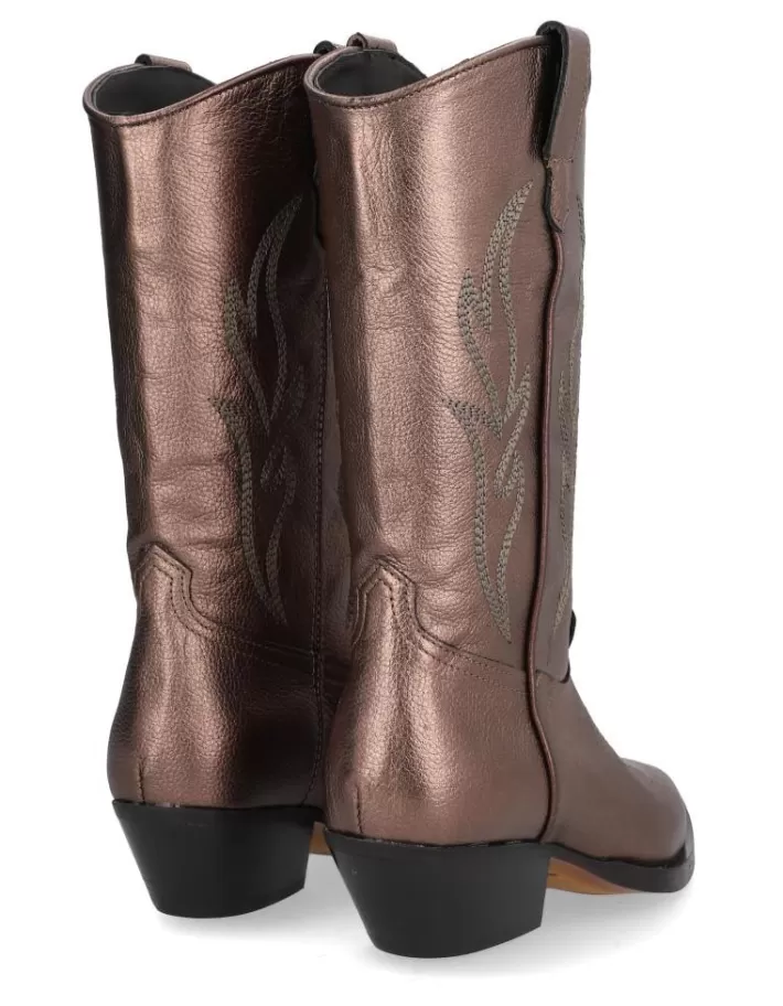 Botas Vaqueras Alpe para Mujer - Cuero Auténtico y Diseño Occidental Duradero ¡Últimas Unidades!