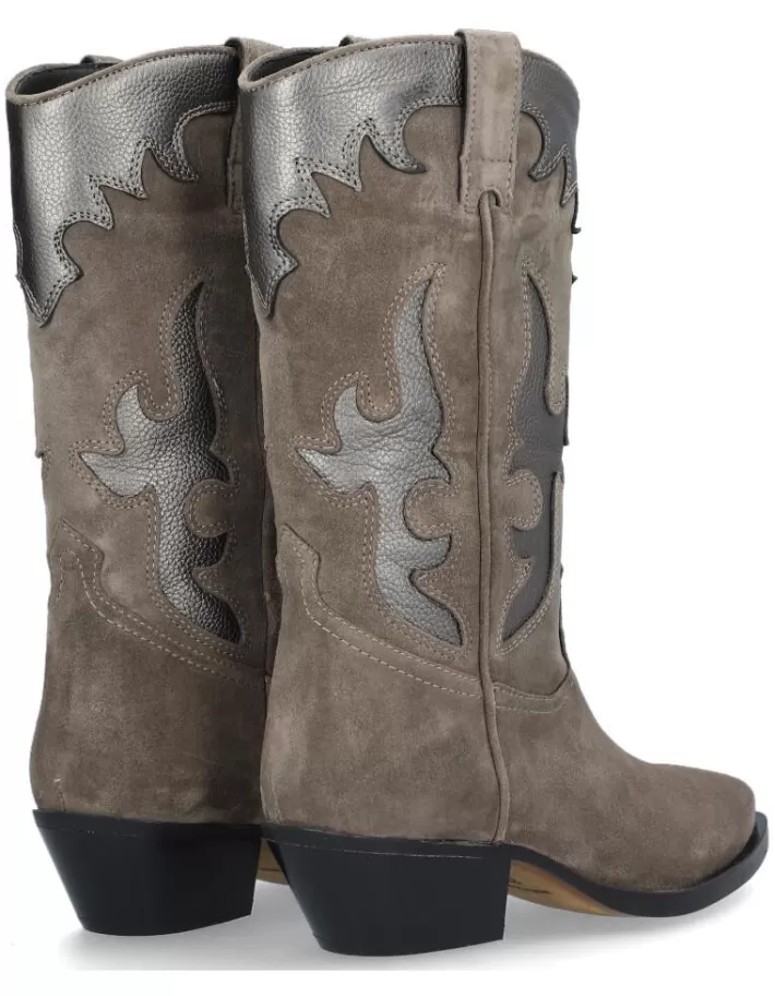 Botas Vaqueras Alpe Western para Mujer - Cuero Auténtico y Diseño Duradero para Aventuras Diarias