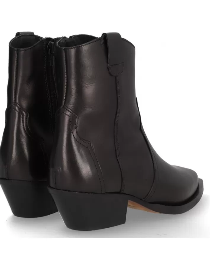 Botines de Mujer Alpe Western - Estilo Único con Detalles en Piel | Calzado de Invierno 2024